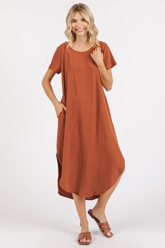 Copper Maxi Dress