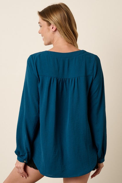 Teal Flow Top