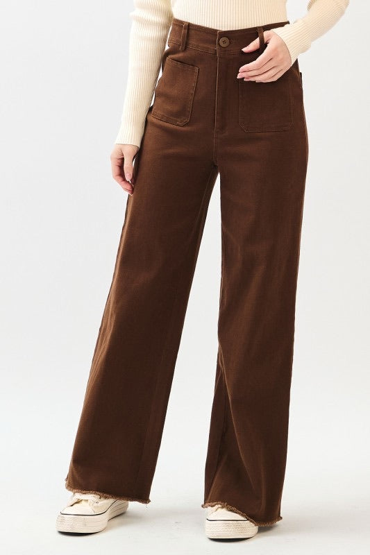 Chocolate Twill Pants