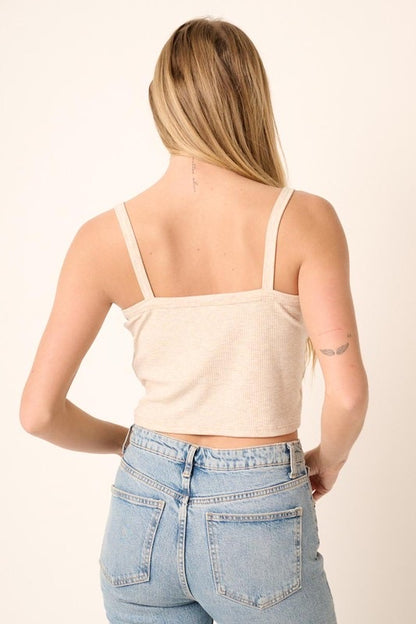 Oatmeal Crop Tank
