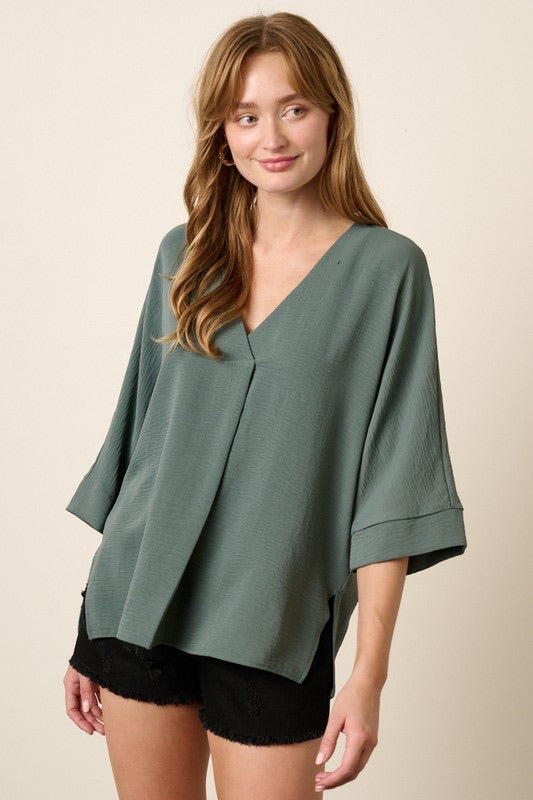 Sage Dress Top