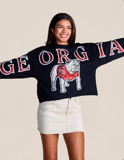 Georgia Stadium Sequin Sweatshirt