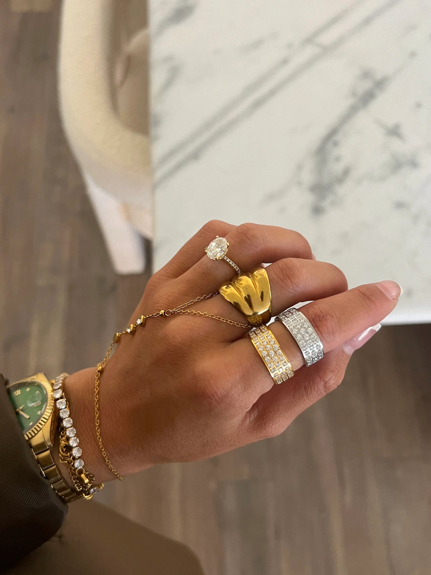 Gold Miley Ring