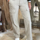 Tan Cargo Wide Leg Pant