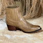 Mary Taupe Ankle Boot