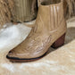 Mary Taupe Ankle Boot