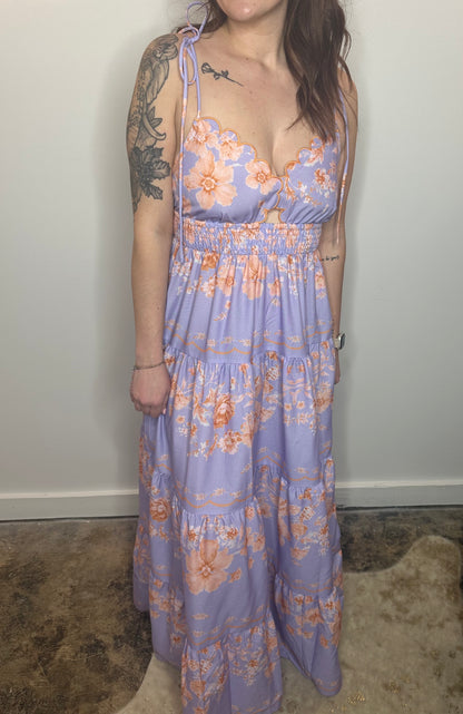 Floral Tiered Maxi