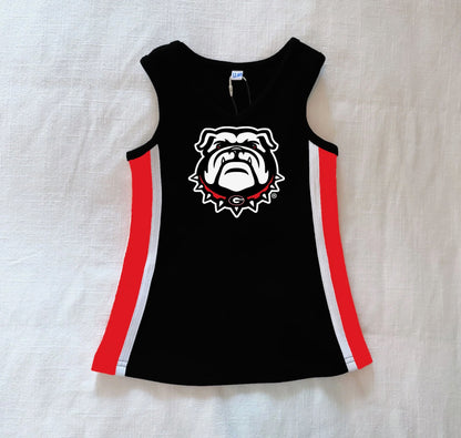 Girls Stripe Cheer Dress