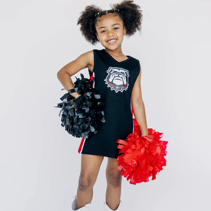 Girls Stripe Cheer Dress