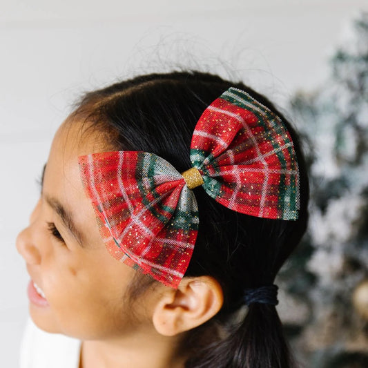 Christmas Plaid Clip