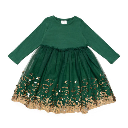 Emerald Sequin Dress