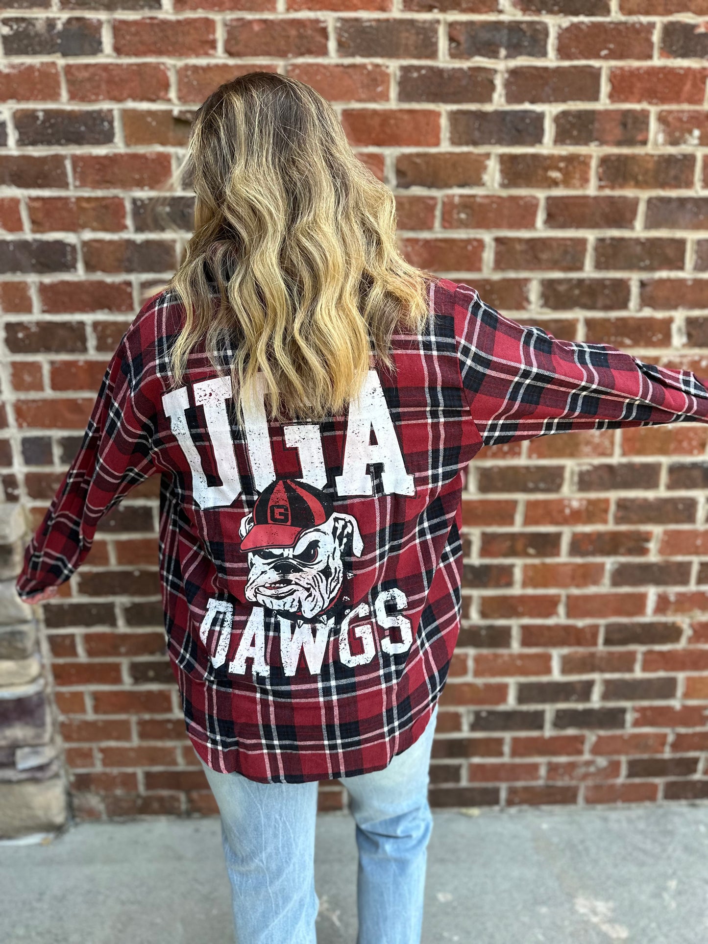 GA Bulldog Flannel