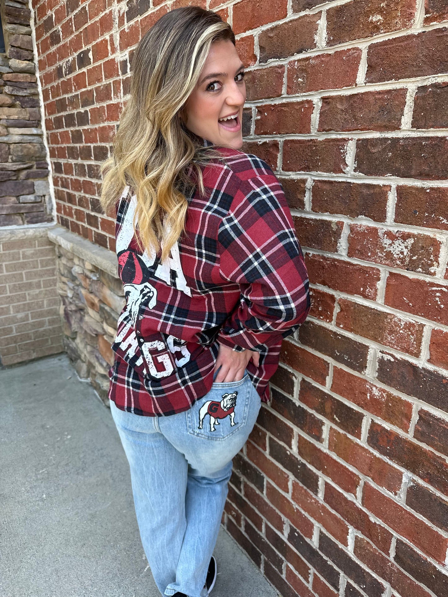 GA Bulldog Flannel