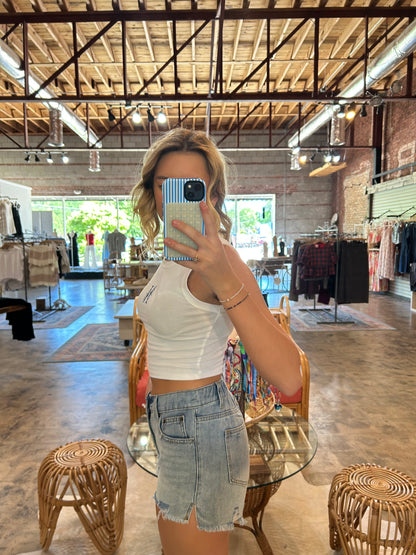 Ocean Drive Distressed Shorts