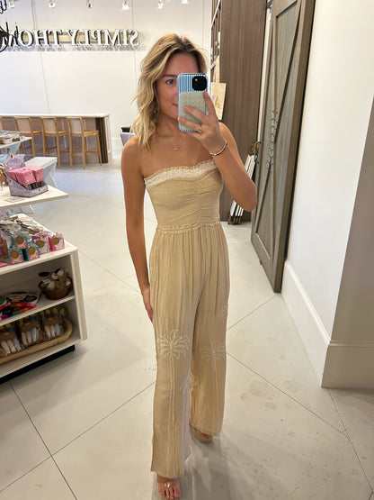 Palm Sand Jumpsuit