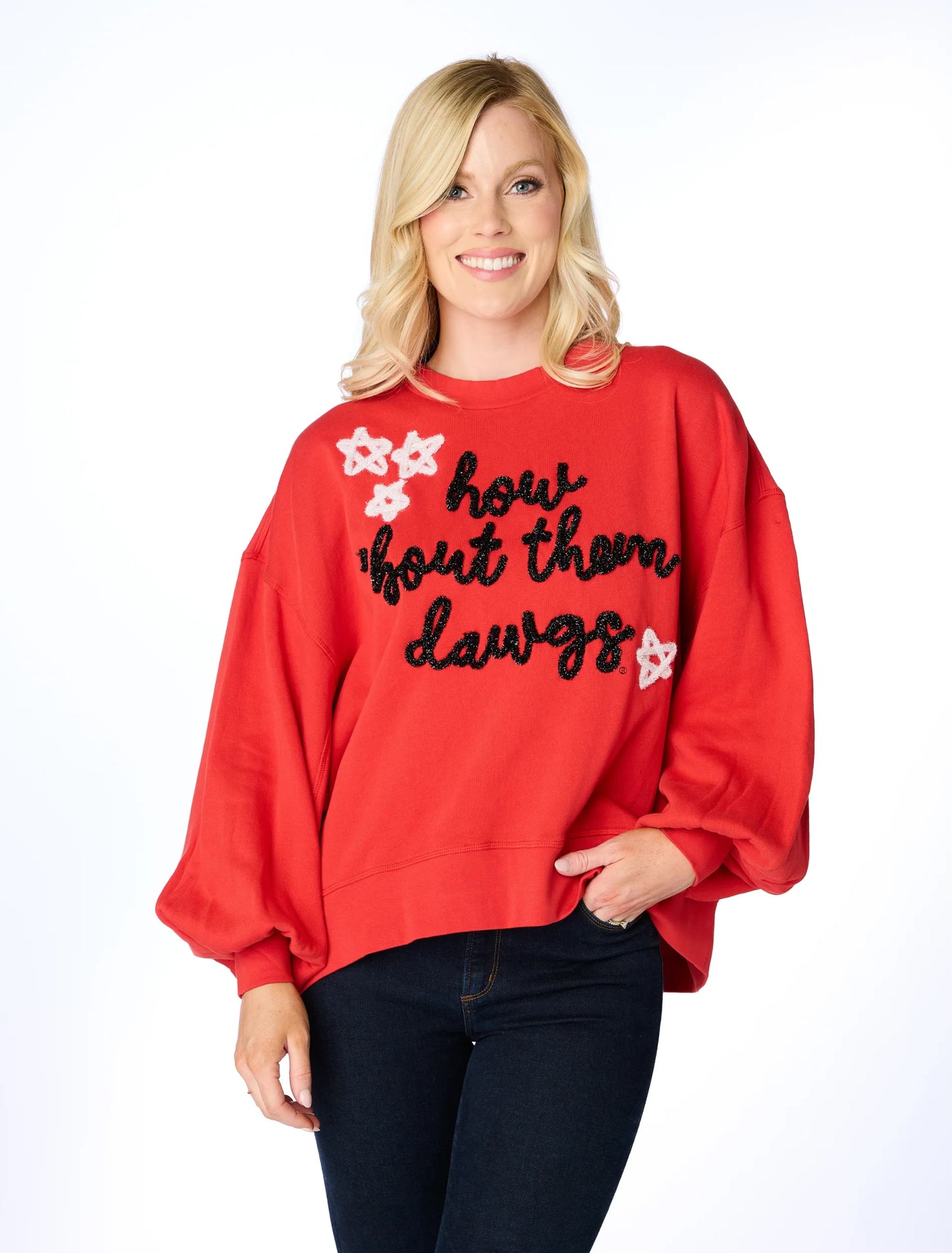 Bubble Sleeve Dawgs Sweatshirt