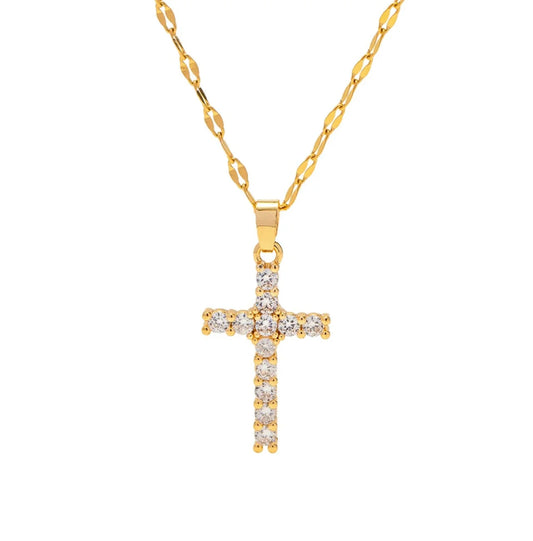 Diamond Cross Necklace