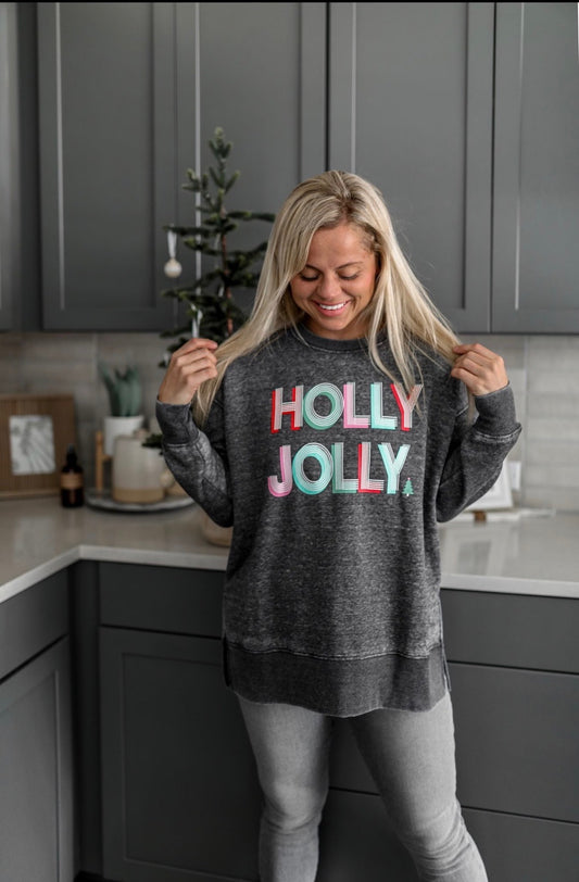 Charcoal Holly Jolly