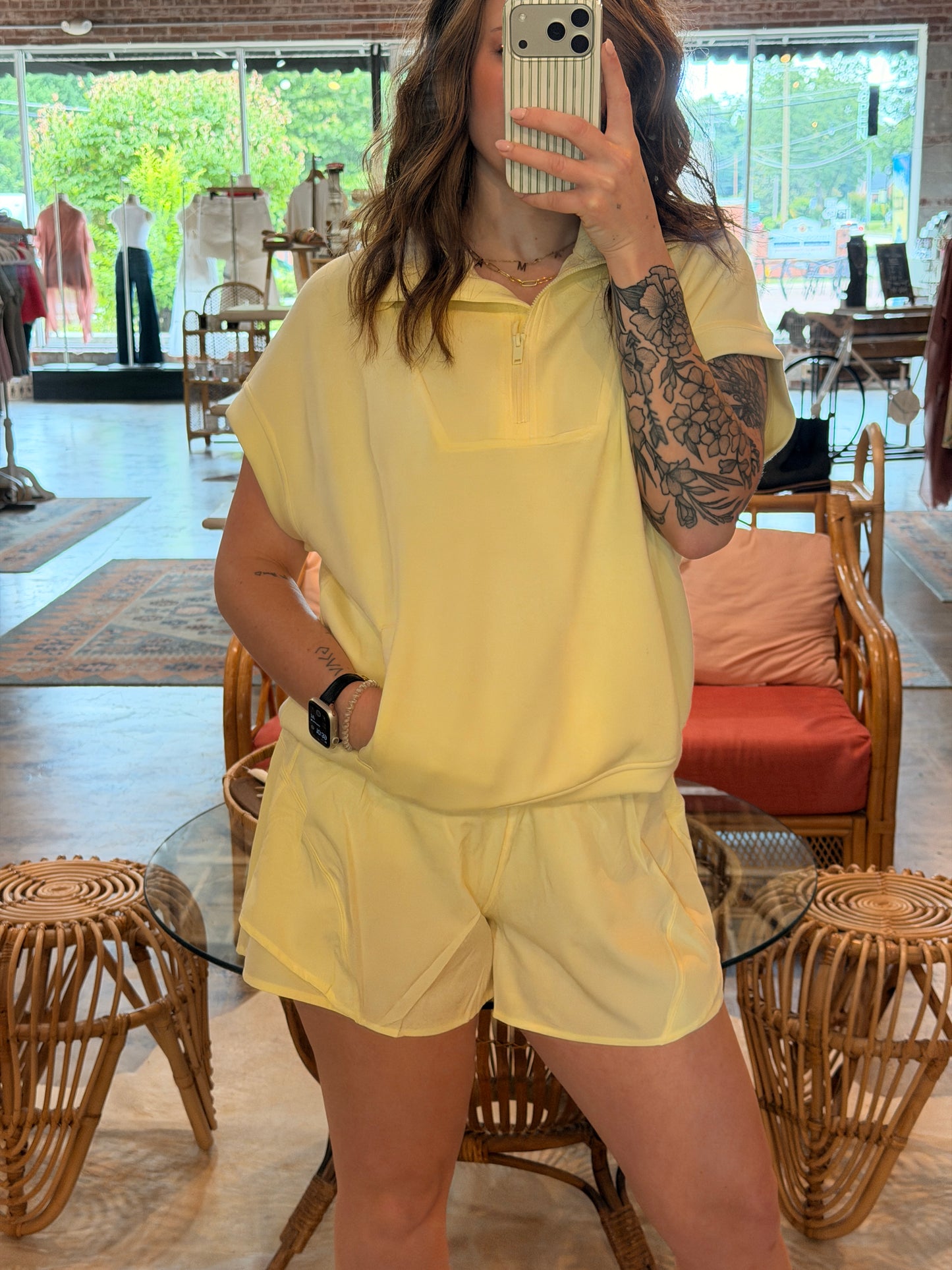 Butter Yellow Micro Short