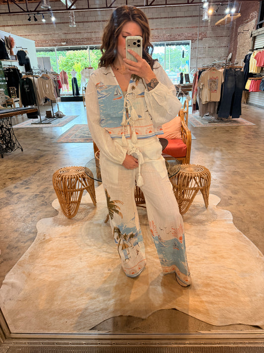 Ocean Wide Leg Pant