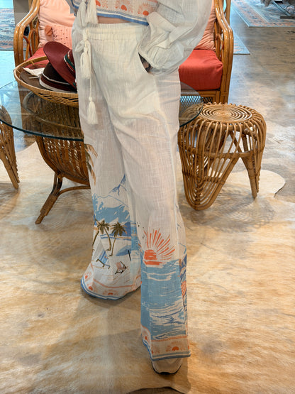 Ocean Wide Leg Pant