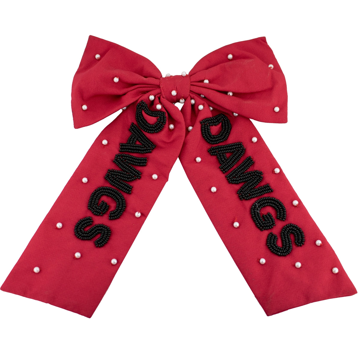 UGA Beaded Bow