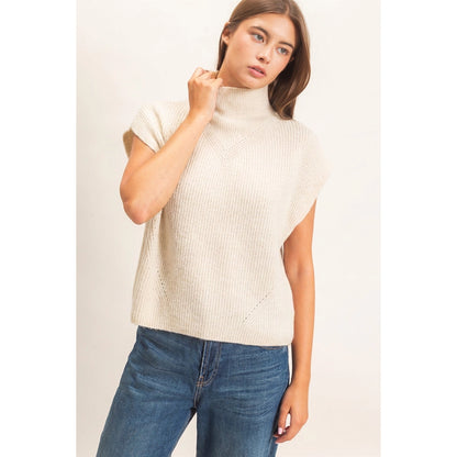 Sleeveless Alpaca Sweater
