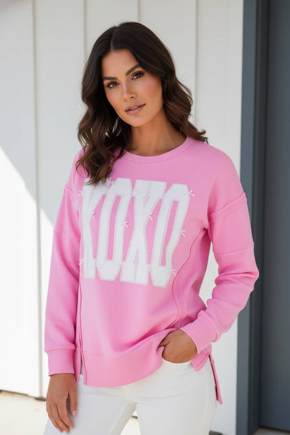 Sequin XOXO Sweatshirt