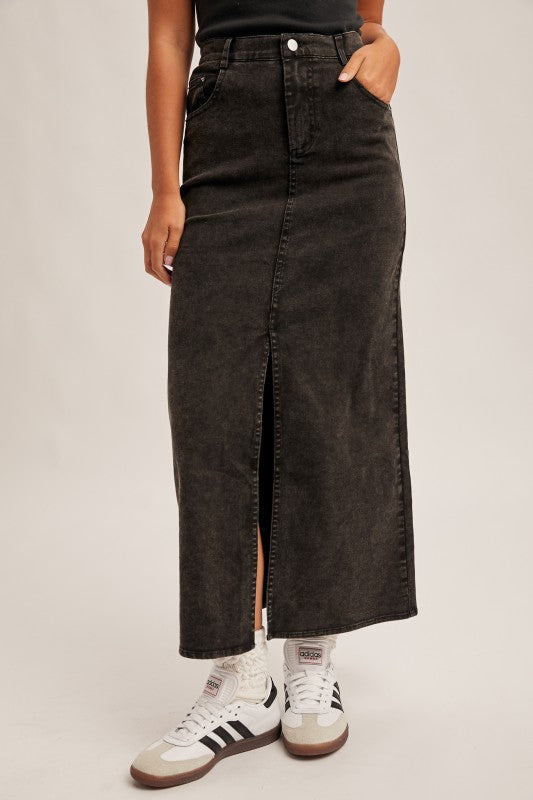 Maxi Twill Skirt