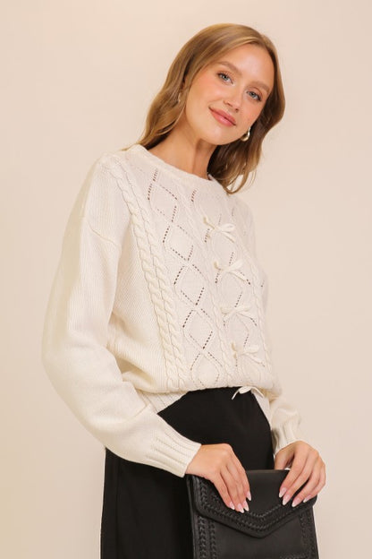 THE Bow Knit Sweater