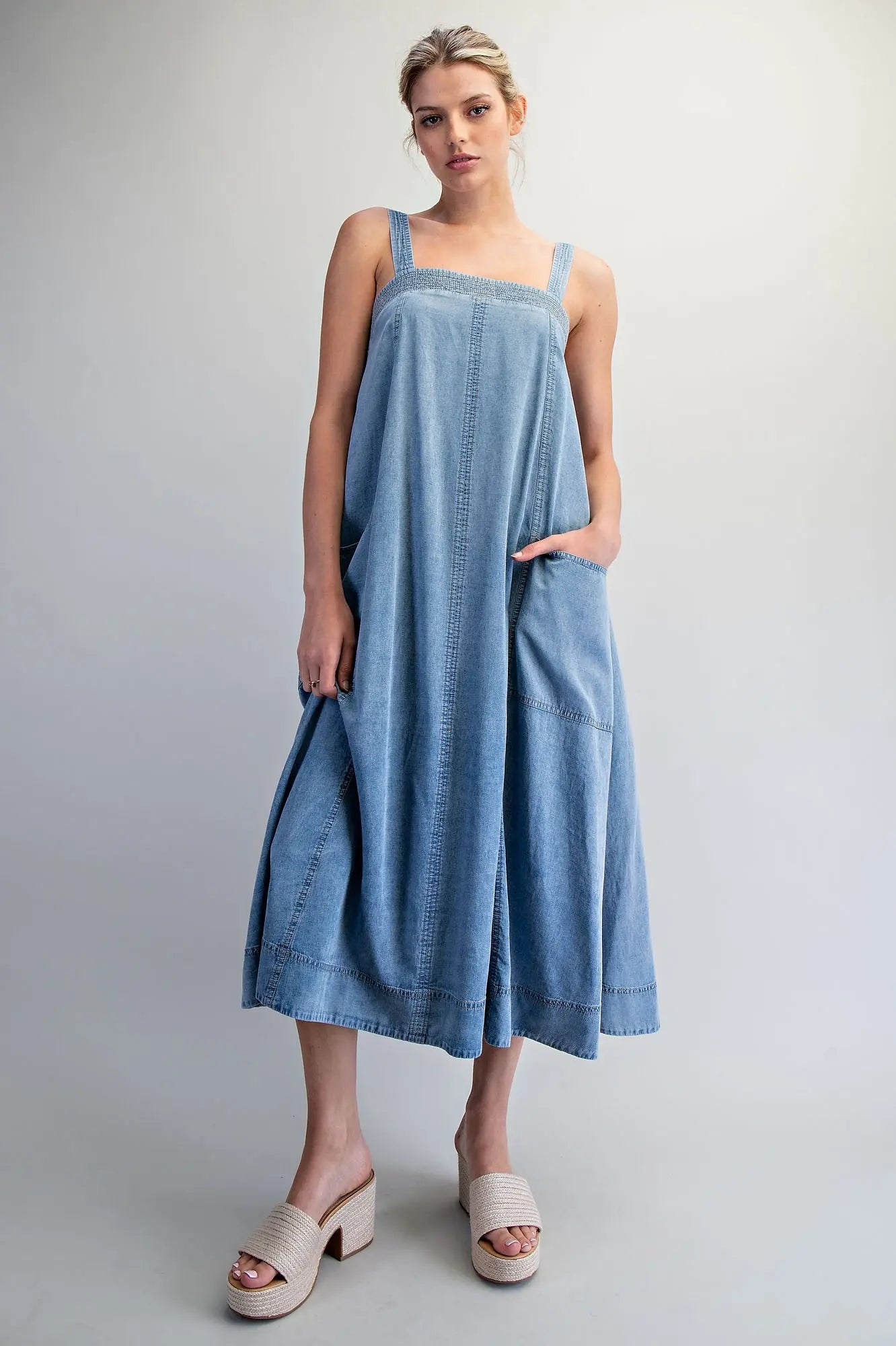 Denim Maxi Dress