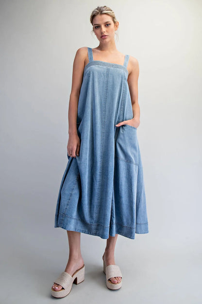 Denim Maxi Dress