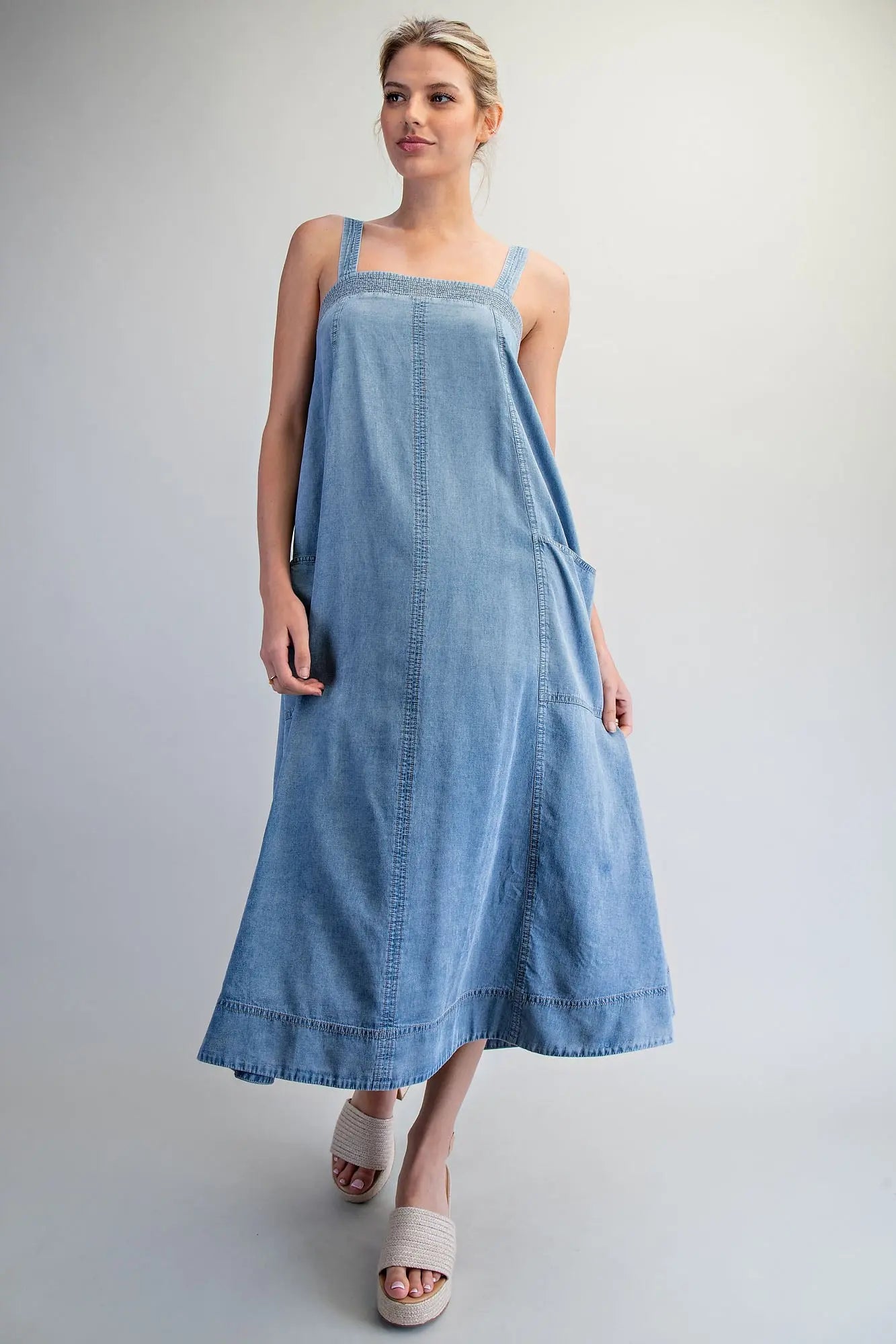 Denim Maxi Dress
