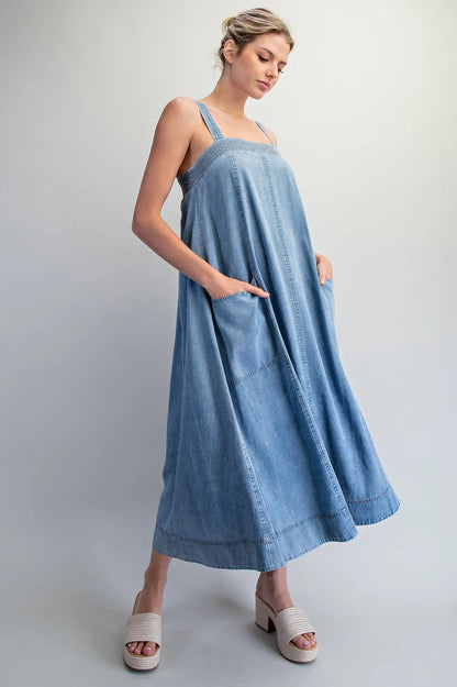 Denim Maxi Dress