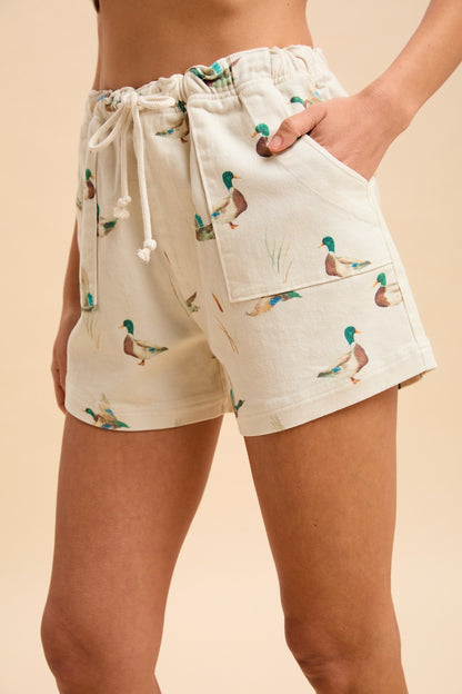 The Mallard Drawstring Shorts