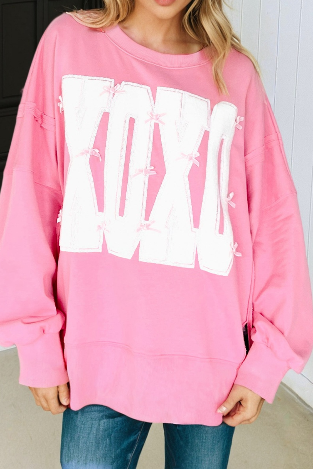 Sequin XOXO Sweatshirt