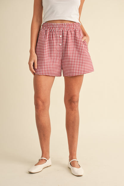 Gingham Boxer Short