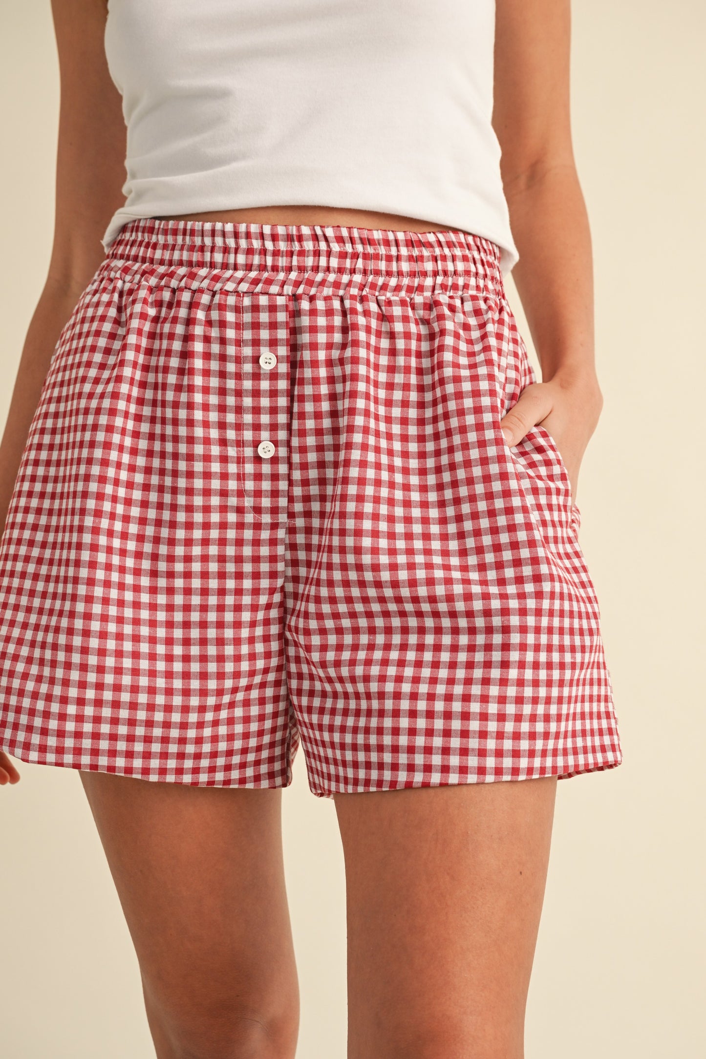 Gingham Boxer Short
