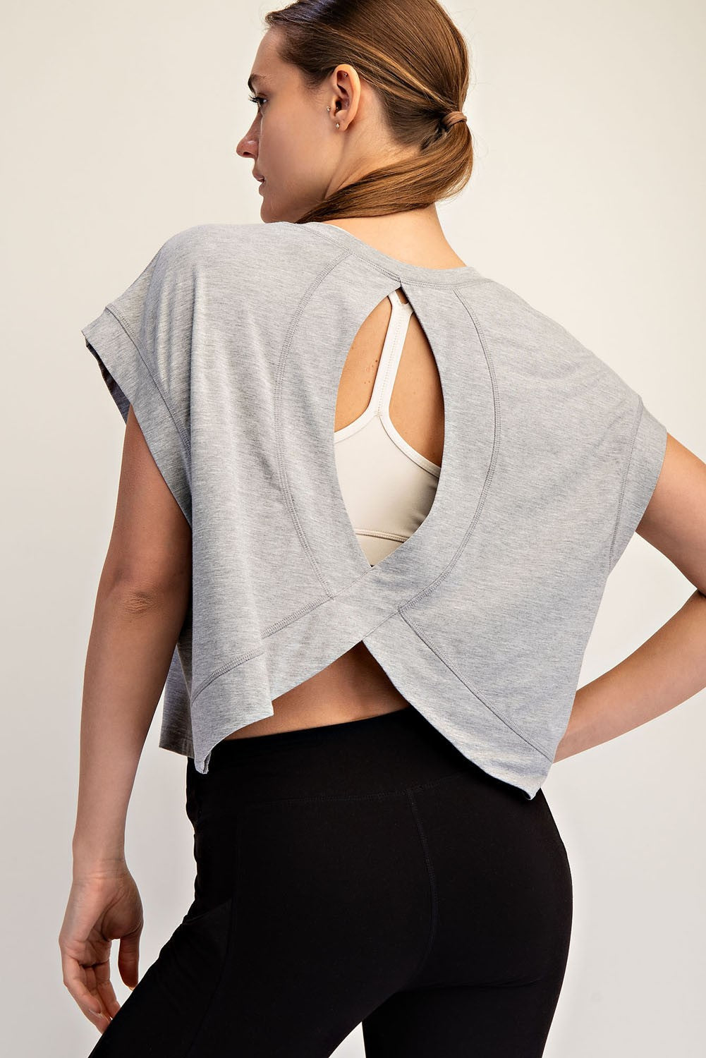 Butter Soft Open Back Top