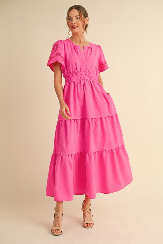 Cut Out Tiered Maxi