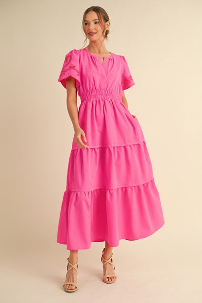 Cut Out Tiered Maxi