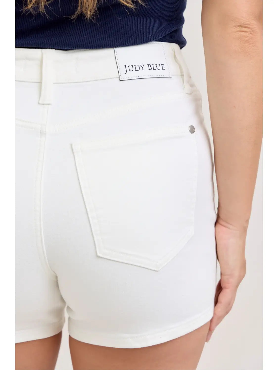 White Slim Classic Short