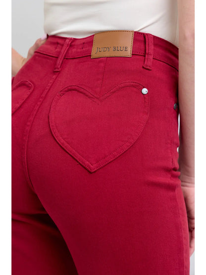 Heart Pocket Red Bottoms