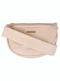 Cream Leather Crossbody
