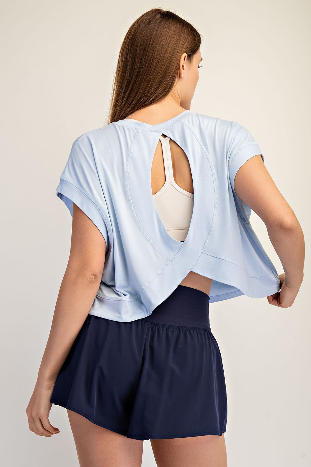 Butter Soft Open Back Top
