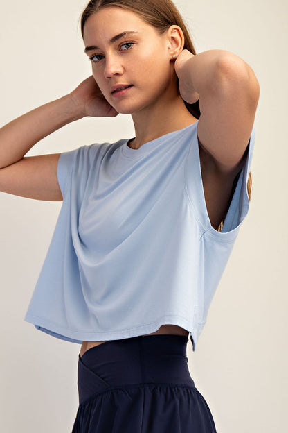 Butter Soft Open Back Top