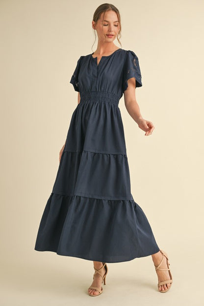 Cut Out Tiered Maxi