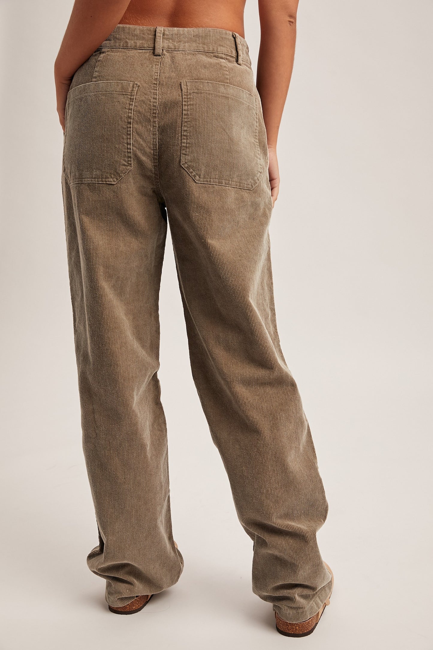 Olive Corduroy Pants