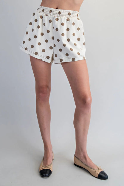 Cream Polka Set