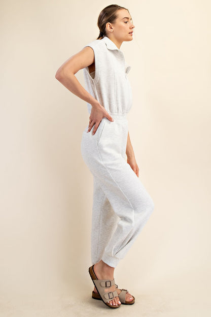 Short Sleeve Scuba Jumpsuit